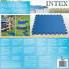 Intex Bâches de sol de piscine 8 pcs 50 x 50 cm Bleu