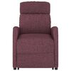 vidaXL Fauteuil Violet Tissu