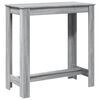 vidaXL Table de bar sonoma gris 102x50x103,5 cm bois d'ing&eacute;nierie