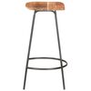 vidaXL Tabourets de bar lot de 4 bois d'acacia solide