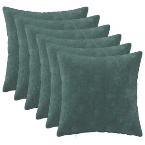 vidaXL Coussin 6 pc HEERLEN Bleu marine 30 x 30 cm