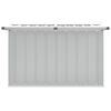 vidaXL Bo&icirc;te de rangement de jardin Gris 109x67x65 cm