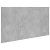 vidaXL T&ecirc;te de lit Gris b&eacute;ton 160x1,5x80 cm Bois d'ing&eacute;nierie