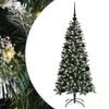 vidaXL Sapin de No&euml;l artificiel Vert 120 cm PVC, plastique et acier