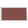 vidaXL Auvent lat&eacute;ral r&eacute;tractable de patio 160 x 300 cm Marron