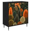 vidaXL Buffet ZAANDAM Ch&ecirc;ne noir 69 x 33 x 76 cm Bois d'ing&eacute;nierie