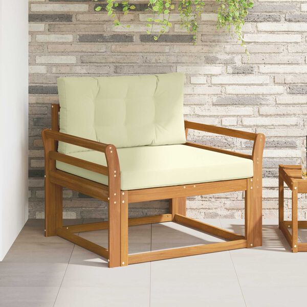 vidaXL Sofa de milieu ext&eacute;rieur Bois d'Acacia Massif Naturel
