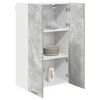 vidaXL Armoire suspendue Gris b&eacute;ton 60 x 31 x 100 cm Bois d'ing&eacute;nierie