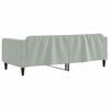vidaXL Lit de repos sans matelas gris clair 90x190 cm velours
