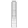 vidaXL Mur en gabion avec couvercles Acier galvanisé 300x30x150 cm