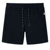 vidaXL Short pour enfants avec cordon de serrage bleu marine 128