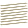 vidaXL Panneaux biblioth&egrave;que 8 pcs Ch&ecirc;ne sonoma 100x10x1,5cm Agglom&eacute;r&eacute;