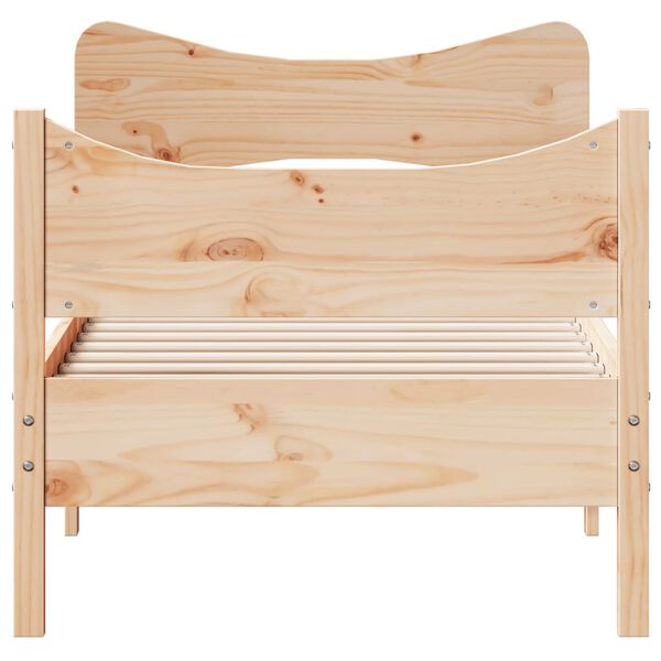 vidaXL Cadre de lit sans matelas 90x200 cm bois de pin massif