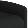 vidaXL Fauteuil inclinable de massage &eacute;lectrique Noir Tissu