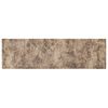vidaXL Tapis de Cuisine B&eacute;ton brun 300 x 60 cm 100% Polyamide Lavable