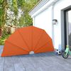 vidaXL Auvent lat&eacute;ral pliable de terrasse Terre cuite 160 cm