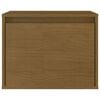 vidaXL Meubles TV 3 pcs Marron miel Bois massif de pin