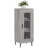 vidaXL Buffet Sonoma gris 34,5x34x90 cm Bois d'ingénierie