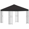 vidaXL Pavillon 3 x 3 m Anthracite Polyester et Acier 190 gsm