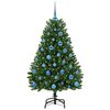 vidaXL Sapin de No&euml;l artificiel avec 150 LED Vert 150 cm PVC et m&eacute;tal