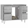 vidaXL Armoire salle de bain sonoma gris 80x33x60 cm bois d'ingénierie