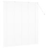 vidaXL Store de Fenêtre avec des rideaux Blanc Aluminium