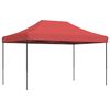 vidaXL Tente de r&eacute;ception pliable escamotable bordeaux 440x292x315 cm