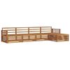 vidaXL Ensemble de canap&eacute;s d'ext&eacute;rieur 5 pcs Naturel
