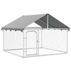 vidaXL Chenil ext&eacute;rieur avec toit 200x200x150 cm