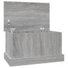 vidaXL Bo&icirc;te de rangement sonoma gris 50x30x28 cm bois d'ing&eacute;nierie