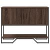 vidaXL Table console chêne marron 100x35x74,5 cm bois d'ingénierie