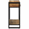 vidaXL Table console Marron 90 x 33 x 75 cm Bois de mangue massif