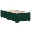 vidaXL Cadre de lit sans matelas vert fonc&eacute; 90x190 cm velours