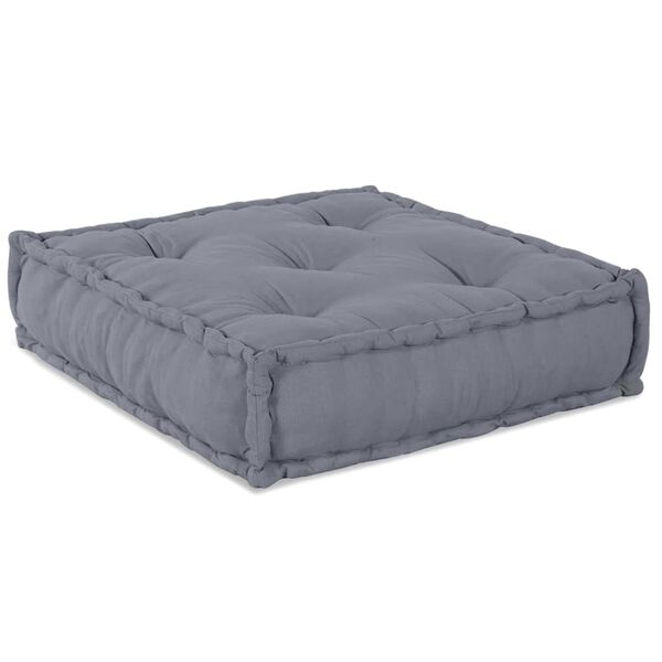 vidaXL Canapé modulaire 4 pcs Gris tissu