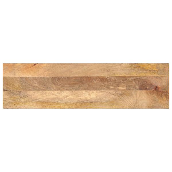 vidaXL Dessus de table 100x40x3,8cm rectangulaire bois massif manguier