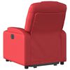 vidaXL Fauteuil inclinable &eacute;lectrique rouge similicuir