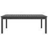 vidaXL Table de jardin gris 121x82,5x45 cm bois massif de pin