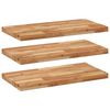 vidaXL &Eacute;tag&egrave;res flottantes 3 pcs 60x40x4 cm acacia massif &agrave; l'huile