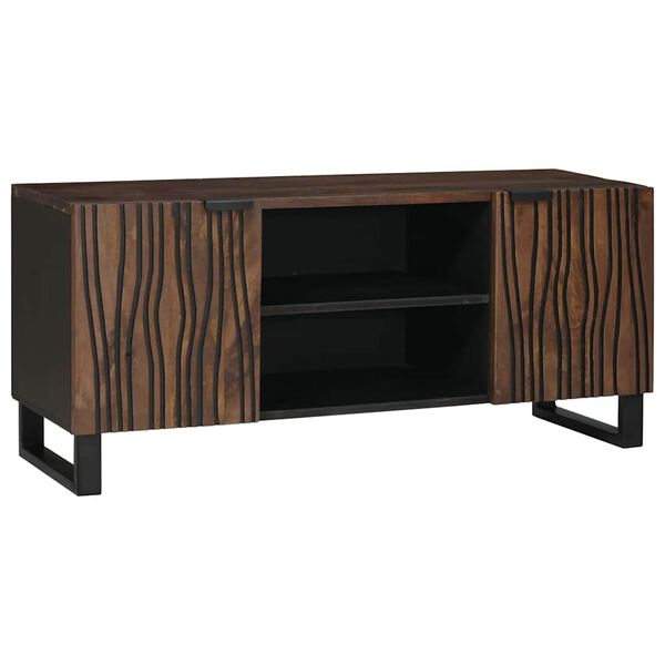 vidaXL Unites TV Noyer 105 x 33 x 46 cm Bois d'ing&eacute;nierie