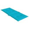 vidaXL Coussins de chaise &agrave; dossier haut lot de 6 turquoise tissu