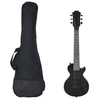vidaXL Guitare électrique pour enfants avec sac noir 3/4 30"