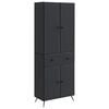 vidaXL 2 pc Noir