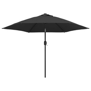 vidaXL Parasol d'ext&eacute;rieur avec poteau en m&eacute;tal 300 cm Anthracite