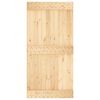 vidaXL Porte NARVIK Naturel 100 x 210 cm Bois de pin massif