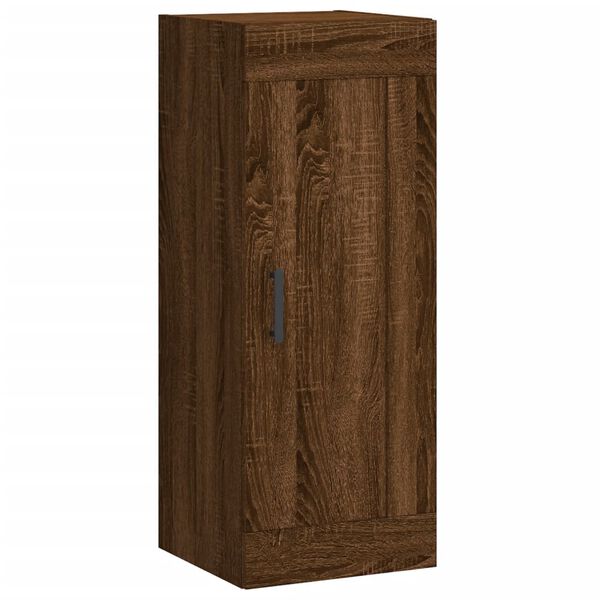 vidaXL Armoire murale ch&ecirc;ne marron 34,5x34x90 cm bois d'ing&eacute;nierie