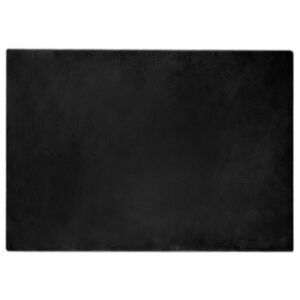 vidaXL Tapis en Fourrure Synthétique de Lapin Olite Noir 140 x 200 cm