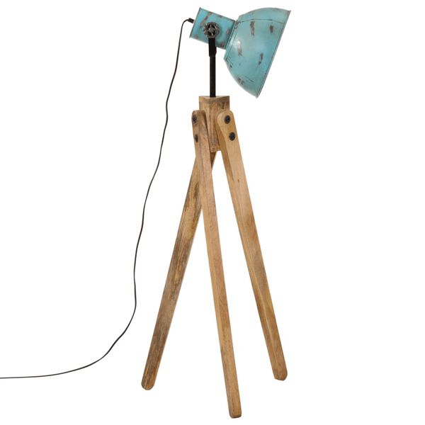 vidaXL Lampadaire 25 W bleu délavé 45x45x120 cm E27