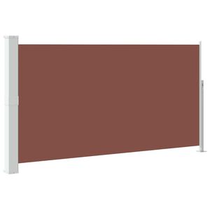 vidaXL Auvent lat&eacute;ral r&eacute;tractable de patio 160 x 300 cm Marron