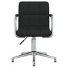 vidaXL Chaise pivotante de bureau Noir Tissu