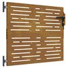 vidaXL Portail de jardin 85x75 cm acier corten conception de carr&eacute;